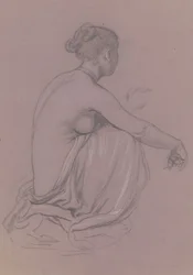 Studie voor Griekse Meisjes die Baden, c. 1872