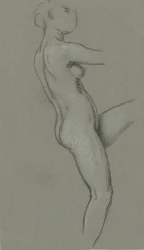 Studie voor De Schikgodinnen die de Sterren Verzamelen, 1884-1887