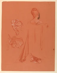 Studie voor "Huwelijksprocessie"