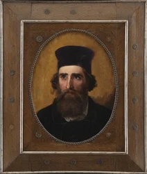 Portret van de Deense schilder Thorald Læssøe (1816-1878)