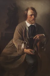 De beeldhouwer Jens Adolf Jerichau, de echtgenoot van de kunstenaar