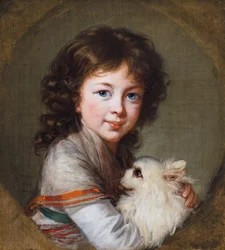Portret van Elisabeth Isabella Mniszech