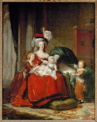 Koningin Marie-Antoinette en haar kinderen
