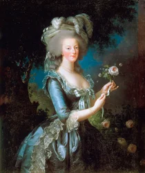 Marie Antoinette à la Rose, 1783