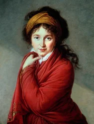Portret van gravin Nathalie Golovine (Varvara Nikolaevna Golovina) (1724-1767)