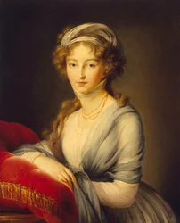 Portret van keizerin Elizabeth Alexeievna, prinses Louise van Baden
