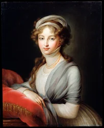 Portret van Keizerin Elizabeth Alexeievna, c1795