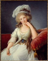 Portret van de hertogin van Orleans, Louise de Bourbon Penthievre (1753-1821)