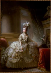 Portret van de Koningin van Frankrijk Marie Antoinette