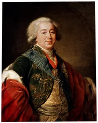 Portret van vicekanselier prins Alexander Kurakin