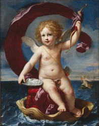 Triomferende Cupido op zee, Amorino Medici, 1661