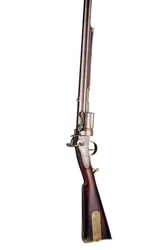 28-kaliber Collier patent vijf-schots hand-geroteerde vuursteen revolvergeweer van militair type, c.1819-20