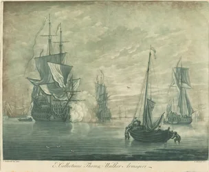 Scheepvaartscène uit de collectie van Thomas Walker