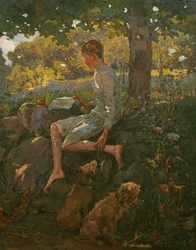 De halve vakantie, 1909