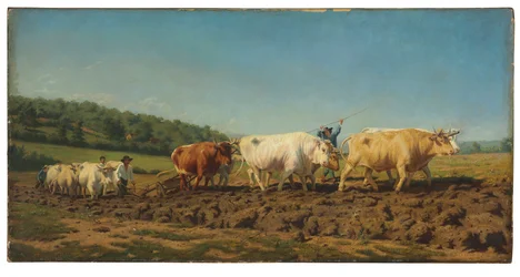 Ploegen in de Nivernais (ook wel De Eerste Bemesting genoemd)