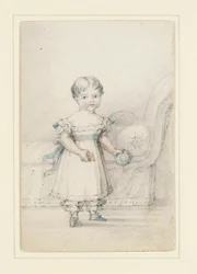 Prinses Victoria met een bal, 1822