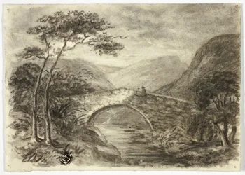 Stenen brug in bergen