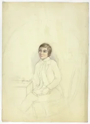Studie voor Portret van Jongen met Boek