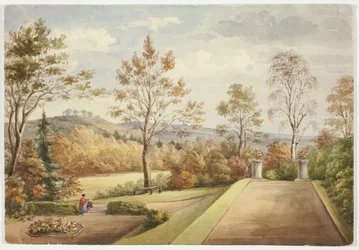 Terras bij Wentworth Castle