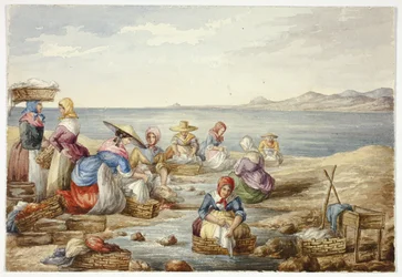 Wasvrouw in Nice