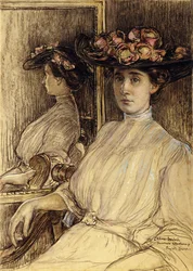 Portretschets van Miss Palmer