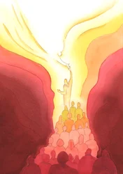 Bij elke Mis reiken we omhoog en ontmoeten we de Vader door het Offer van Christus, ons Hoofd, verbonden met elkaar en met Hem