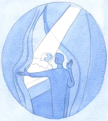 Door onze vurige gebeden tot Onze Heilige Vrouwe is het alsof we de strengen van de duisternis opzij houden om het licht van de hemel op de behoeftigen te laten schijnen.