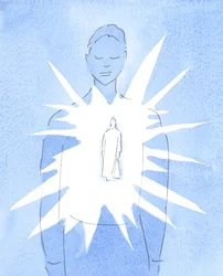 Door de Heilige Geest is Christus aanwezig in de ziel van de gedoopte persoon, stralend van Zijn liefde en wijsheid, de ziel verlichtend met goddelijke vreugde en goedheid