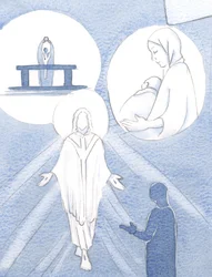 Christus legde op een dag uit dat het vanwege onze zwakheid is dat Hij naar ons komt
