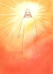 Christus is stralend en vreugdevol in Zijn Verrezen Leven