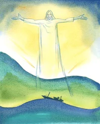 Christus onze God was werkelijk aan het werk bij de Schepping van het Universum, met de Vader en de Heilige Geest