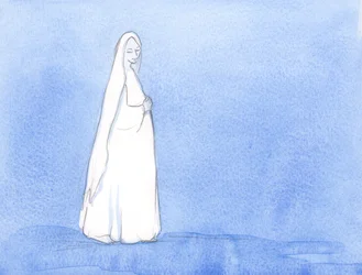 Gedurende vele maanden droeg Onze Lieve Vrouw Christus in Haar schoot; ze had tijd om na te denken over Haar rol in Gods plan