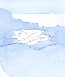 God kijkt in onze zielen alsof in een rotspoel; door helder water ziet Hij Christus, het fundament. Maar de 