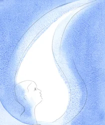 In het hart en de geest van iemand die Hem verwelkomt, is de Heilige Geest als een lamp, een bron van wijsheid en oneindige kracht, en het middel tot gebed