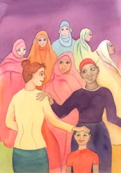 Net zoals een moeder geniet van al haar kinderen, met al hun verschillen, zo geniet God van de verschillende rassen waartoe we behoren, met onze verschillende verschillen