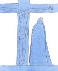 Onze Lieve Vrouw van Smarten: Onze Heilige Vrouwe toonde eerbied voor God, in liefde, gehoorzaamheid en onderwerping, niet alleen toen ze als tiener door een engel werd benaderd, maar gedurende haar hele leven, en onder het kruis