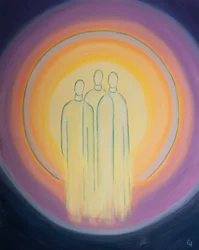 De Heilige Drie-eenheid, één God, drie Personen, leeft in de ziel van de christen in verblindende pracht