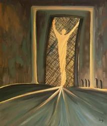Het Offer van Jezus heeft een levende opening gemaakt door het gordijn naar het Heilige der Heiligen, naar het licht van God, zodat we de Hemel kunnen binnengaan