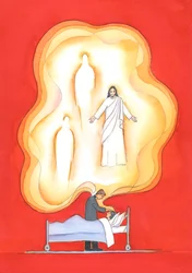 De zegeningen die worden gegeven in het sacrament van de zieken zijn geschenken van de Heilige Drie-eenheid, die een vernieuwde deelname aan het leven van de Heilige Drie-eenheid brengen, met vergeving, vrede en vele andere geschenken
