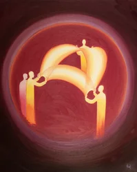 Wie in eenheid leeft met de Heilige Drie-eenheid is één met elke Goddelijke Persoon terwijl elk van hen liefde uitstort naar de anderen