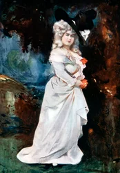 Connie Ediss in The Silver Slipper, ca. 1902