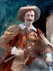 Lewis Waller in De Drie Musketiers, ca. 1902