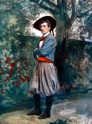 Sir Johnston Forbes-Robertson in Het Sacrament van Judas, c1902