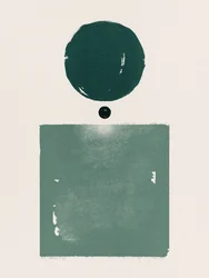 Abstracte groene vormen
