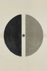Evenwichtige geometrische cirkel