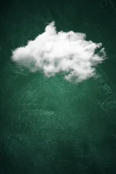 Dromerige, wolkachtige groene textuur