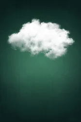 Dromerige groene wolk