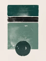 Geometrische groene rust