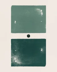 Groene abstracte geometrie