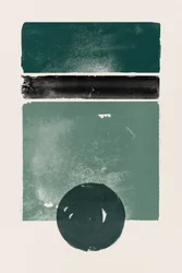 Groene abstracte vormen